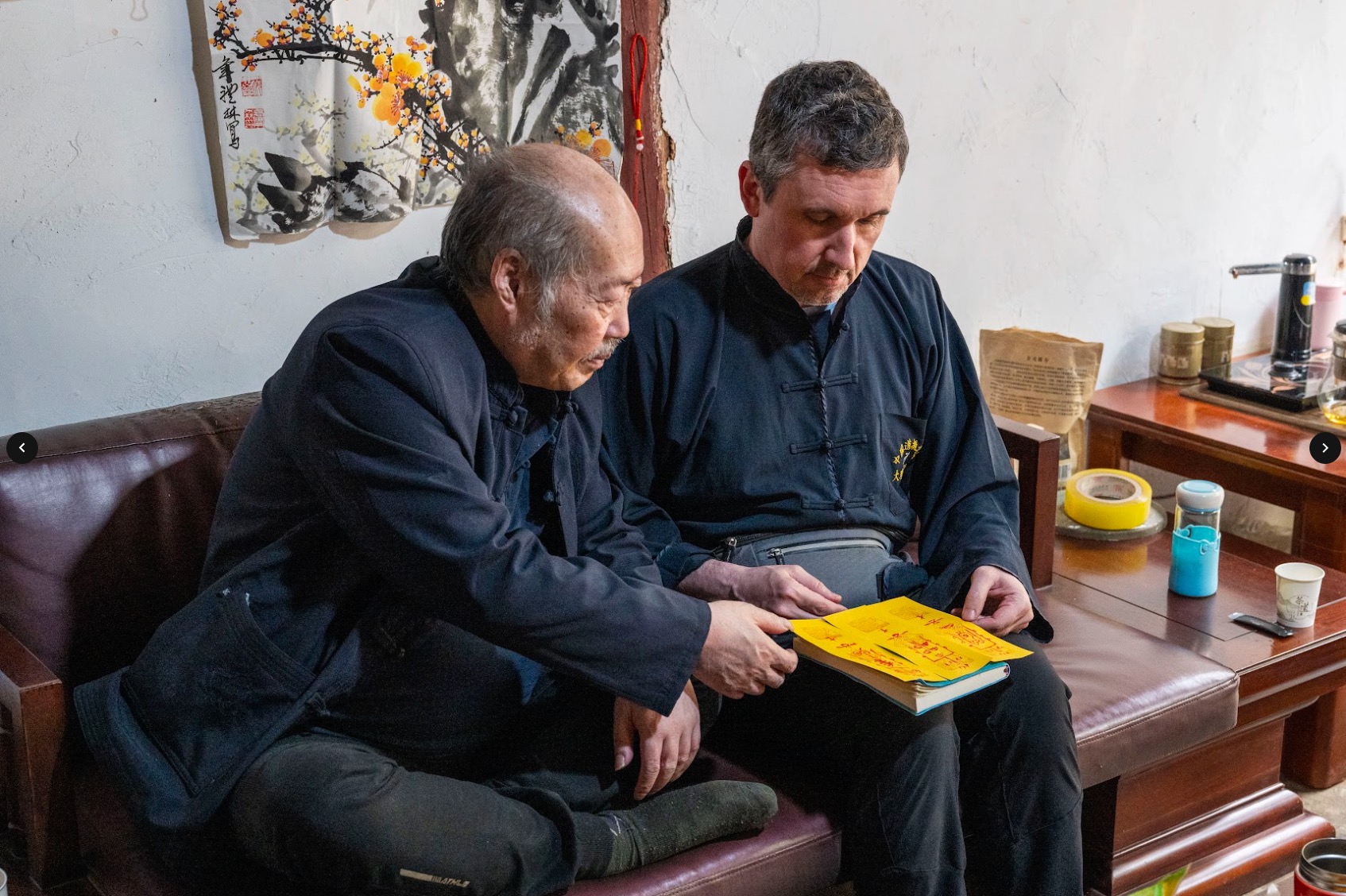 Maitre Zhang et Fabrice